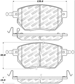 StopTech Street Select Brake Pads - Front/Rear