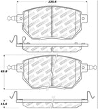 StopTech Street Select Brake Pads - Front/Rear