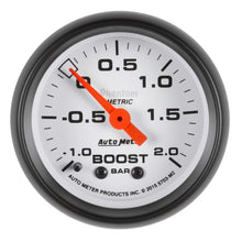 Load image into Gallery viewer, Autometer Phantom Gauge Vac/Boost 2 1/16in -1 - +2 Bar Mechanical Phantom