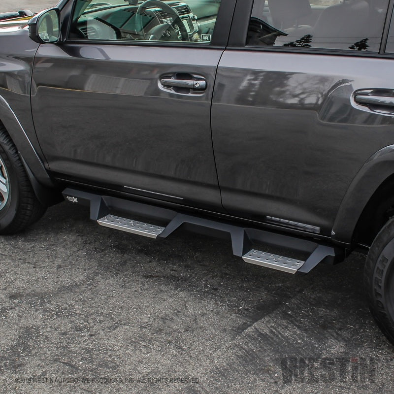 Westin 10-17 Toyota 4Runner Trail Edition (Excl. Ltd) HDX Stainless Drop Nerf Step Bars - Tex. Blk