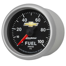 Load image into Gallery viewer, Autometer Performance Parts 52mm 0-100psi Fuel Pressure COPO Camaro Gauge Pack