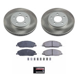 Power Stop 05-10 Ford Mustang Front Semi-Coated Rotor Kit