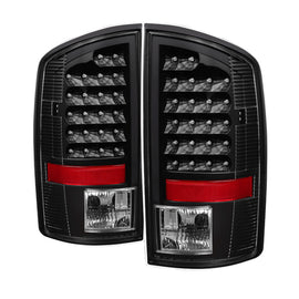 xTune Dodge Ram 07-08 1500 / Ram 07-09 2500/3500 LED Tail Lights Black ALT-JH-DR07-LED-BK