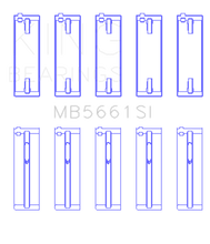 Load image into Gallery viewer, King Engine Bearings Volkswagen AMB/BYK/BBX Silicon Bi-Metal Aluminum Main Bearing Set - Size STD