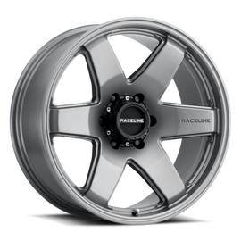 Raceline 942GS Addict 22x9.5in / 6x139.7 BP / 15mm Offset / 106.1mm Bore - Greystone Wheel