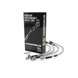 Goodridge 09-19 Toyota Corolla (Rear Drum / Excl Hybrid) Stainless Steel Brake Lines