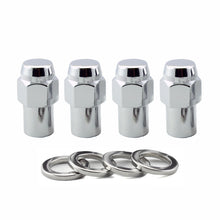 Load image into Gallery viewer, McGard Hex Lug Nut (Reg. Shank - .746in.) M12X1.25 / 13/16 Hex / 1.65in. Length (4-Pack) - Chrome