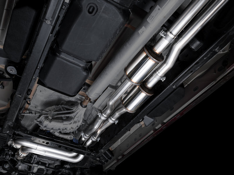 AWE 25+ RAM 1500 3.0TT 0FG Catback Touring Exhaust - Chrome Silver Tips