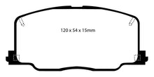 Load image into Gallery viewer, EBC 90-91 Lexus ES250 2.5 Yellowstuff Front Brake Pads