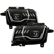Load image into Gallery viewer, Spyder 10-13 Chevy Camaro Halogen Model Only - Black (PRO-YD-CCAM2010SI-SEQ-BK)