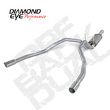 Diamond Eye KIT 3in DPF-BACK DUAL AL: DODGE 1500 2014 DIESEL