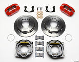 Wilwood Dynapro Low-Profile 11.00in P-Brake Kit - Red Small Ford 2.50in Offset