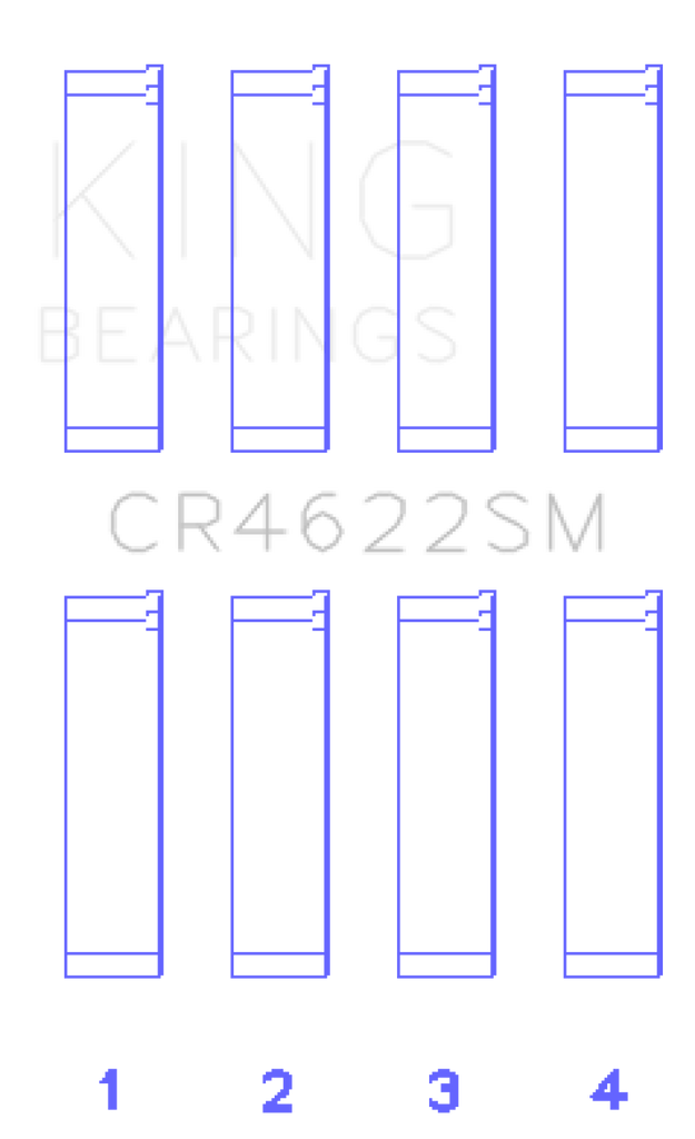 King Engine Bearings Subaru FB20 Connecting Rod Bearing Set