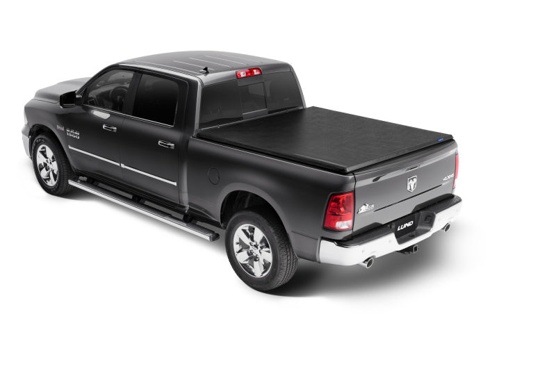 Lund 02-17 Dodge Ram 1500 (6.5ft. BedExcl. Beds w/Rambox) Genesis Roll Up Tonneau Cover - Black