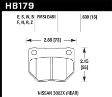 Load image into Gallery viewer, Hawk 06-07 WRX HP+ Street Rear Brake Pads