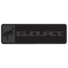 Load image into Gallery viewer, Ford Racing Bronco/Bronco Sport G.O.A.T. Badge - Black/Black