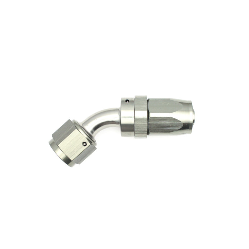 DeatschWerks 8AN Female Swivel 45-Degree Hose End CPE