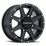 Raceline A92B Hostage 14x7in / 4x156 BP / 5mm Offset / 132.5mm Bore - Satin Black Wheel