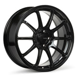 Enkei TRIUMPH 18x8.5 5x114.3 38mm Offset 72.6mm Bore Gloss Black Wheel