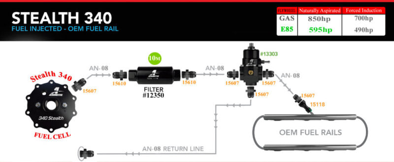 Aeromotive 15g 340 Stealth Fuel Cell