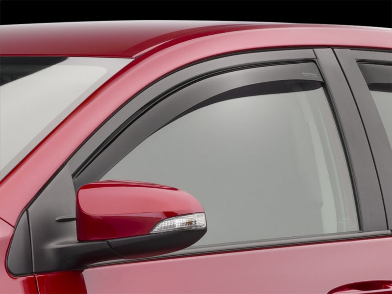 WeatherTech 14-19 Toyota Corolla (Incl. iM) Front Side Window Deflectors - Dark Smoke
