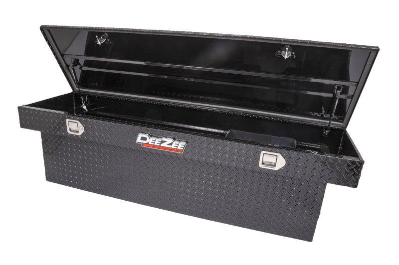 Deezee Universal Tool Box - Red Crossover - Single Lid Black BT (Deep Black)