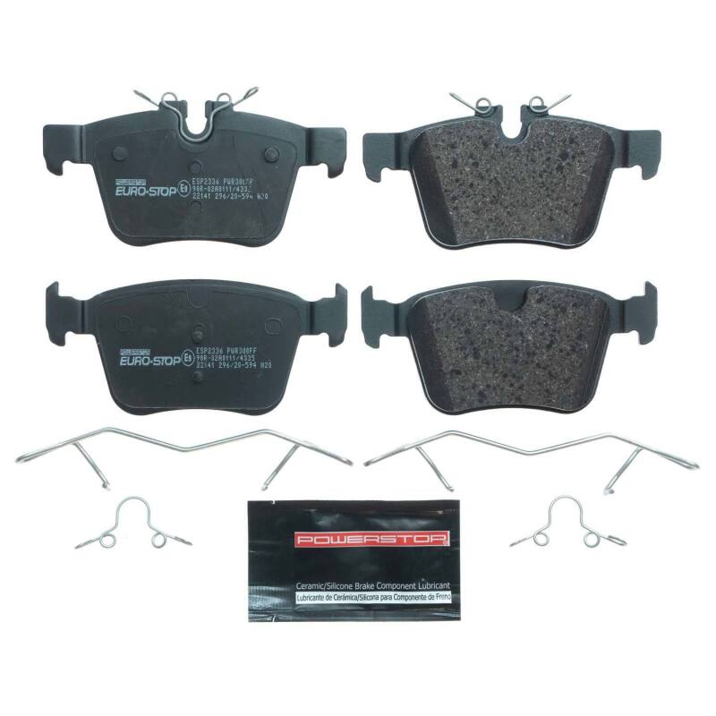 Power Stop 16-19 Volvo XC90 Euro-Stop ECE-R90 Rear Brake Pads