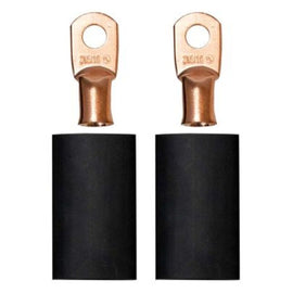 Moroso 5/16in Dia Stud 2 GA Wire Crimp/Solder Battery Cable Terminal Kit (2 Pack)