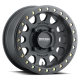 Method MR401 UTV Beadlock 15x10 / 6+4/25mm Offset / 5x4.5 / 72 CB Matte Black Wheel