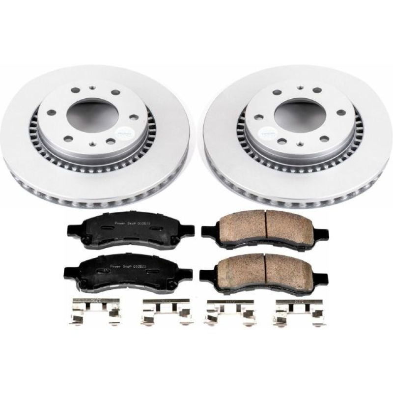 Power Stop 06-07 Buick Rainier Front Z17 Evolution Geomet Coated Brake Kit