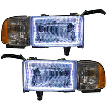 Load image into Gallery viewer, Oracle 94-02 Dodge Ram Pre-Assembled Halo Headlights - ColorSHIFT w/ BC1 Controller