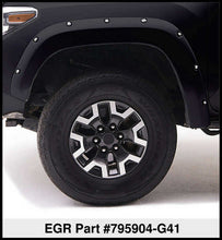 Load image into Gallery viewer, EGR 16+ Nissan Titan XD Bolt-On Look Color Match Fender Flares - Set - Black Metallic