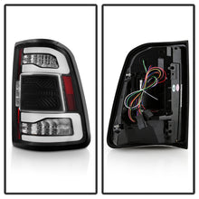 Load image into Gallery viewer, Spyder Dodge RAM 1500 19-21 Factory LED Model LED Tail Lights - Red Clear ALT-YD-DR19LED-SEQ-BK