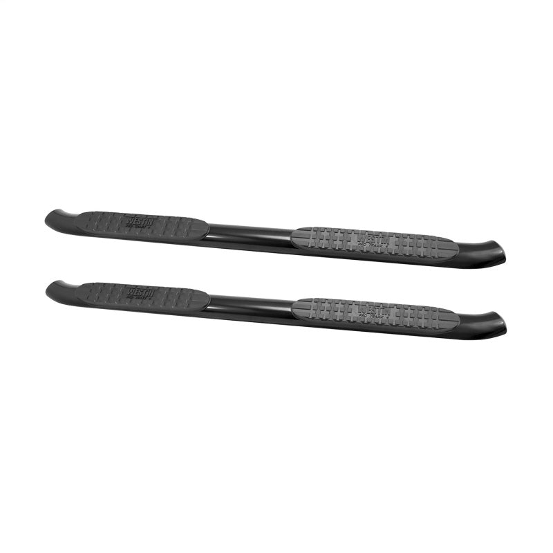 Westin 2007-2017 Jeep Wrangler Unlimited PRO TRAXX 4 Oval Nerf Step Bars - Black Wrinkle