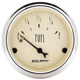 Autometer 2-1/16 inch Antique Beige Fuel Level Gauge