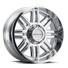 Load image into Gallery viewer, Raceline 948C Split 17x9in / 8x165.1 BP / -12mm Offset / 125.2mm Bore - Chrome Wheel