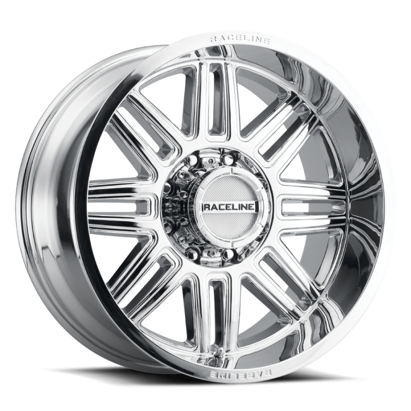 Raceline 948C Split 18x9in / 6x135 BP / 18mm Offset / 87.1mm Bore - Chrome Wheel