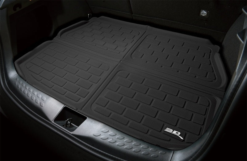 3D Maxpider 11-23 Dodge Challenger W/ Subwoofer Kagu Black Cross Fold Cargo Liner