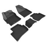 3D MAXpider 22-23 Toyota Corolla Cross AWD Kagu Black Floor Mats - Row 1/2