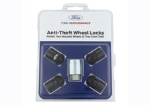 Load image into Gallery viewer, Ford Racing M12 x 1.5 Black Security Lug Nut Kit - Set of 4