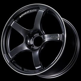 Advan TC4 16x8.0 / +35 Offset / 5x114.3 / 73mm Bore / Racing Gunmetallic and Ring