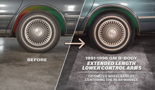 Load image into Gallery viewer, UMI Performance 91-96 Impala SS Adjustable Extended Length Lower Control Arms- Rod Ends