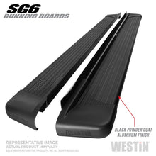 Load image into Gallery viewer, Westin SG6 Black Aluminum Running Boards 83.00 in