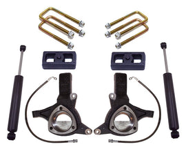 MaxTrac 16-18 GM C1500 2WD w/Stamped Steel Susp. 5in/3in MaxPro Spindle Lift Kit w/MaxTrac Shocks