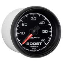 Load image into Gallery viewer, Autometer ES 52mm 0-60 PSI Mechanical Boost Gauge