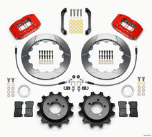 Load image into Gallery viewer, Wilwood Dynapro Radial Rear Kit 12.88in Red 2006-2007 Subaru WRX w/Lines