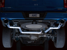 Load image into Gallery viewer, AWE 0FG 21+ Ford F150 Dual Split Rear Exhaust - 5in Chrome Silver Tips