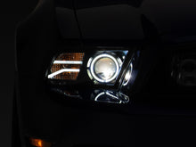 Load image into Gallery viewer, Raxiom 13-14 Ford Mustang LED Halo Projector Headlights- Black Housing (Clear Lens)