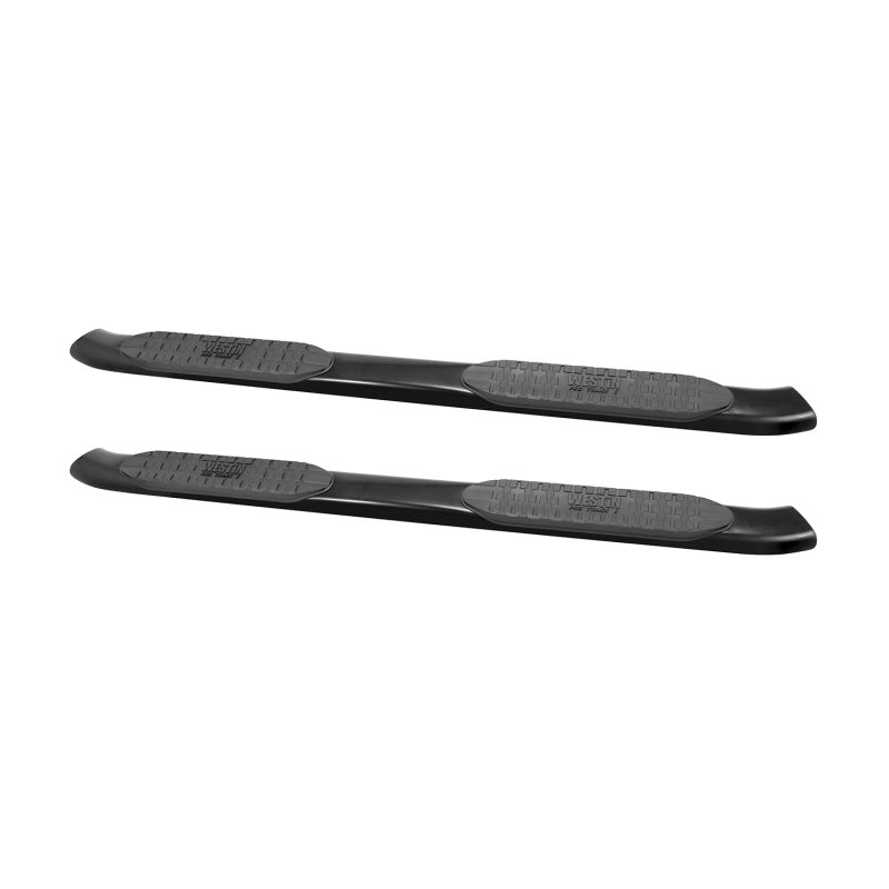 Westin 2016-2018 Nissan Titan XD Crew Cab PRO TRAXX 5 Oval Nerf Step Bars - Black