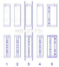 Load image into Gallery viewer, King Engine Bearings General Motors 379 V8 OHV (Size .026) Crankshaft Main Bearings (Set of 5)